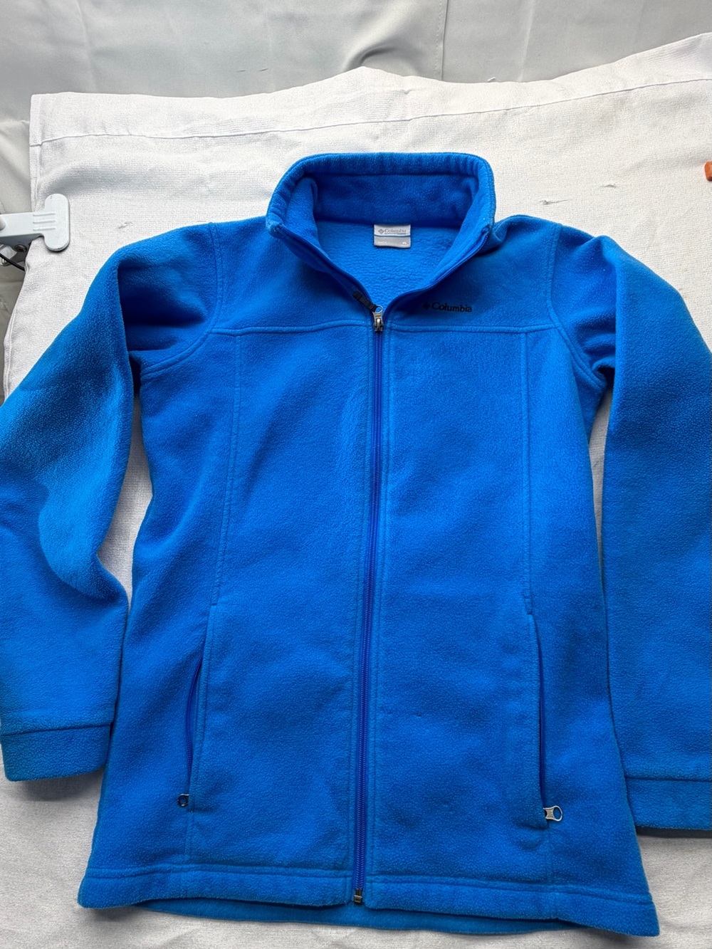 Columbia Electric Blue Full-Zip Fleece Pullover